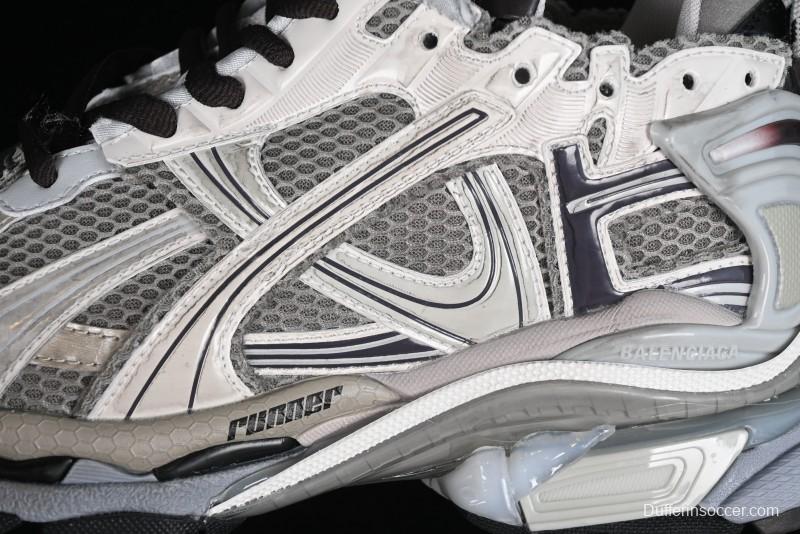 Balenciaga Runner Kith Four Color Retro Casual Sneakers - W3RMU2000