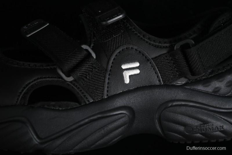 Fila Fusion Unisex Breathable Slip-Resistant Summer Sandals with Cushioned Sole - T12W321401EBK