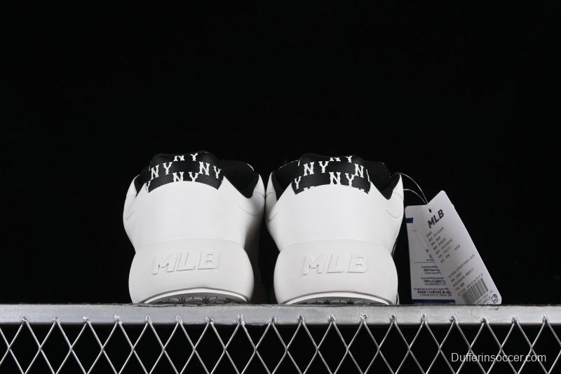 MLB Chunky Classic Base Heel Monogram Lightweight Platform Sneakers with 6cm Height Boost - 3ASXCBH4N50BKS