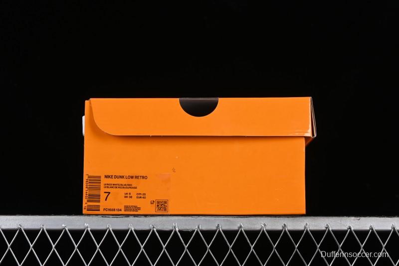 Nike SB Dunk Low LV Collaboration - Suede Navy Blue Anniversary High-End Custom Low-Top Casual Skate Shoes - FC1688-134