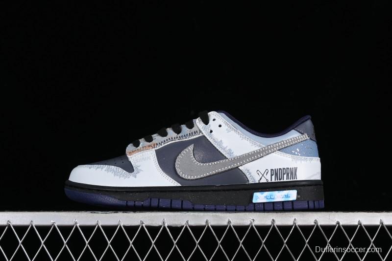 Nike Dunk Low Panda Prank Surf Fishing SB Strap Low-Top Casual Sneakers - FV8106-181