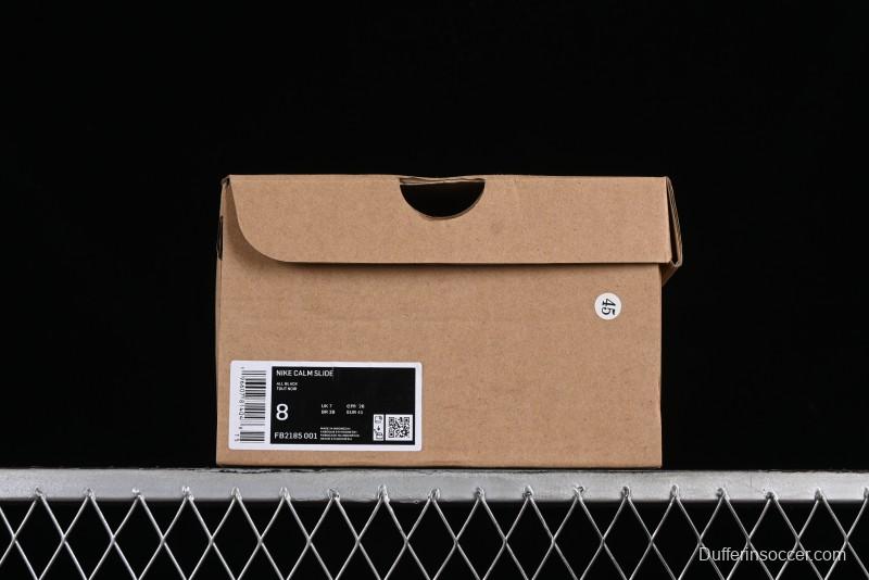 Nike Calm Slide Mule Comfortable Foam Sandals with Textured Footbed - FB2185-001