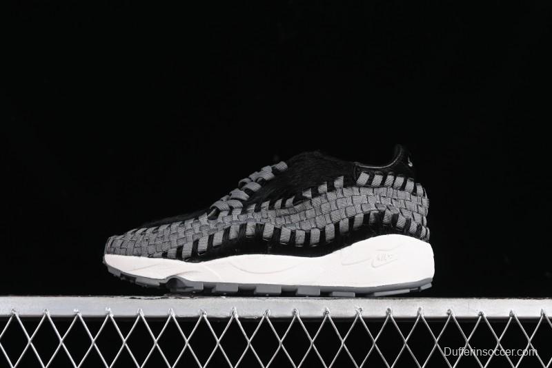 Nike Air Footscape Woven Asymmetrical Weave Slip-Resistant Low-Top Lifestyle Sneakers - FB1959-001