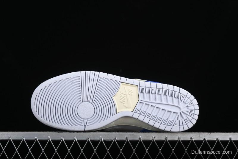 Nike April Skateboards SB Dunk Low Collaboration - Ice Rose SB Shattered Backboard Casual Skate Shoes FD2562-400