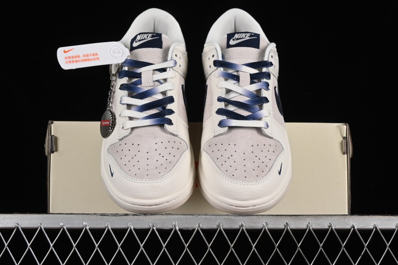 Nike SB Dunk Low Supreme Collaboration Anniversary Custom Low-Top Casual Skate Shoes - FC1688-142