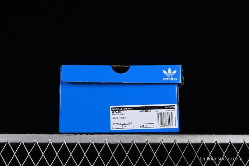 Adidas Originals Gazelle Bold IE0428 Low-Top Sneakers with Thick Sole for Casual Wear - IE0428