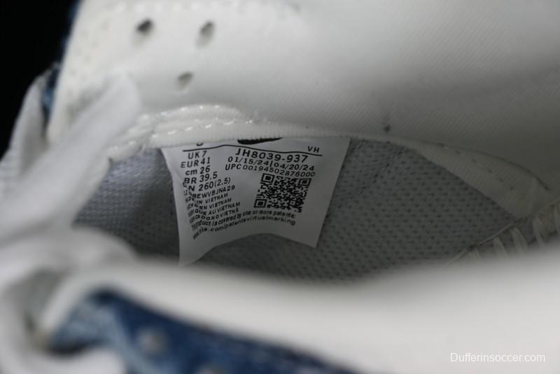 Nike SB Dunk Low Stussy Collaboration - Crystal Denim Anniversary Custom Low-Top Casual Skate Shoes - JH8039-937