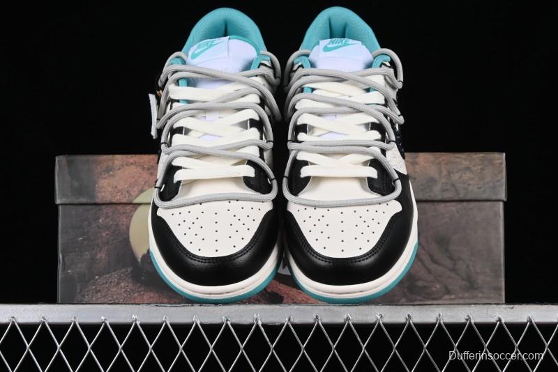 Nike Dunk Low Panda Prank Star Trek SB Strap Low-Top Casual Sneakers - DV0833-101