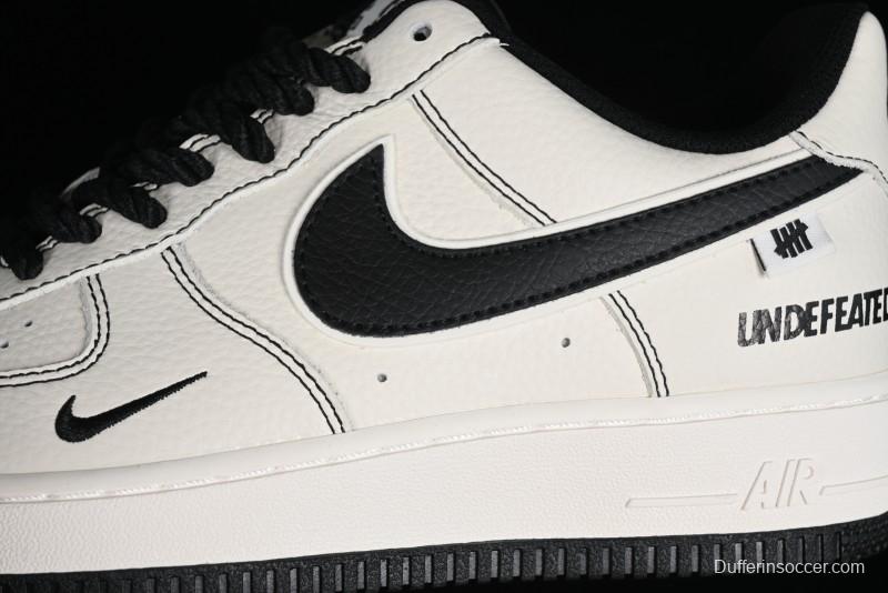 Nike Undefeated Air Force 1'07 Low Casual Sneakers with Custom Leather & Reflective Details - UT2023-201