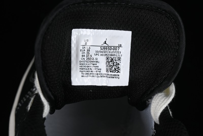 Nike Air Jordan 1 Low LV Collaboration - Black Warrior Custom High-End Basketball Shoes - SJ9950-007