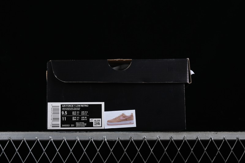 Nike Air Force 1 '07 Low Casual Sneakers with Full-Length Air Cushion - 845053-201