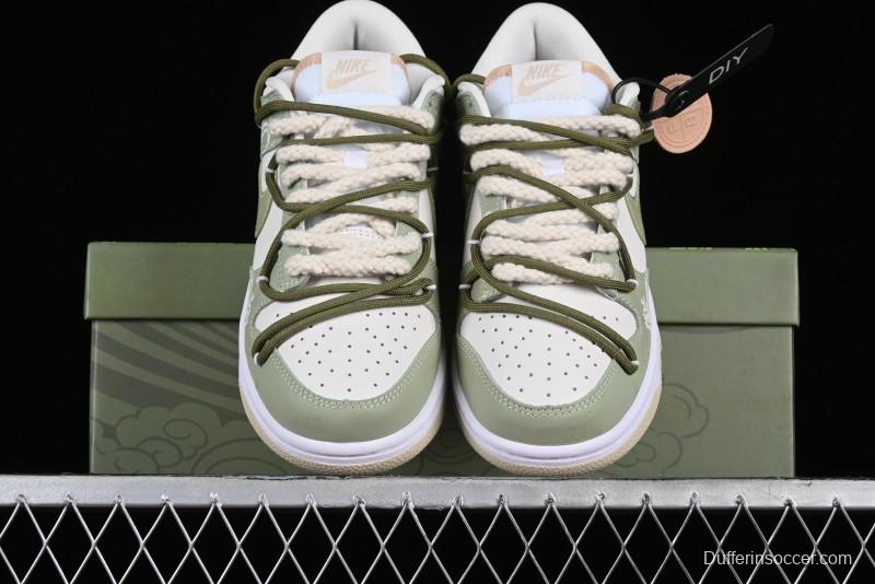 Nike Dunk Low FZBB Chinese Tea Gift Box Palace Longjing Tea SB Lace-Up Low-Top Casual Sneakers - DV0831-003