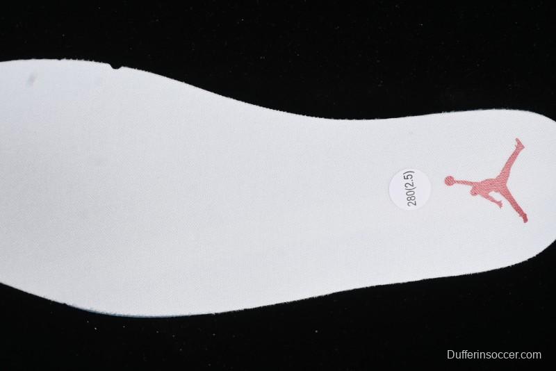 Nike Air Jordan 1 Mid Basketball Shoes in White/Orange/Red - FJ3458-160