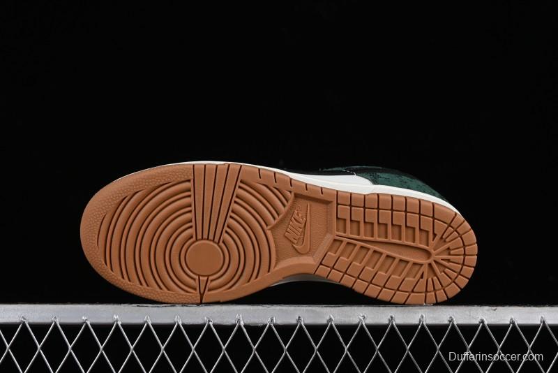 Nike Dunk Low Green Snake SB Low-Top Casual Skate Shoes - FQ8893-397