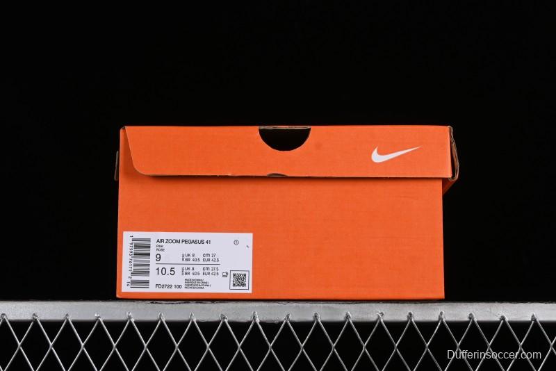 Nike Air Zoom Pegasus 41 Breathable Mesh Lightweight Running Shoes - FD2722-100