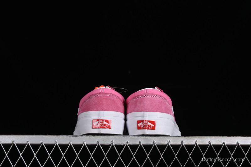 Vans Style 36 Decons Dragon Fruit Color Half-Moon Toe Vulcanized Casual Skate Shoes - VN000MT6PIN