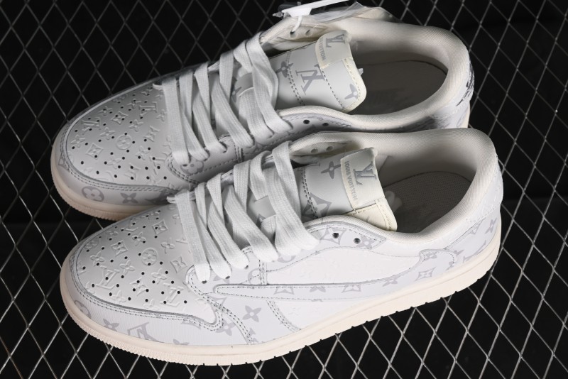Nike Air Jordan 1 Low OG SP Travis Scott x Fragment Design Collaboration Sneakers - LX1988-700