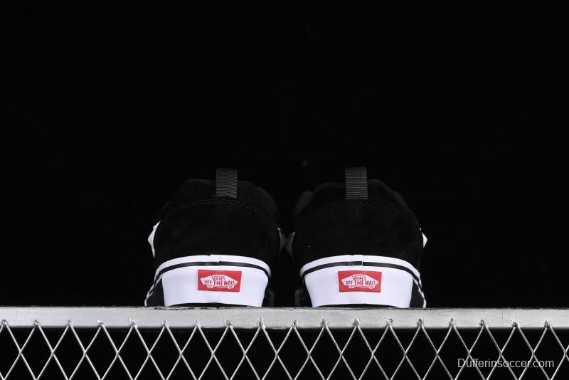 Vans Classics Knu Skool Retro Skate Shoes with Enlarged Toe and Thickened Tongue - VN0009QCWBL