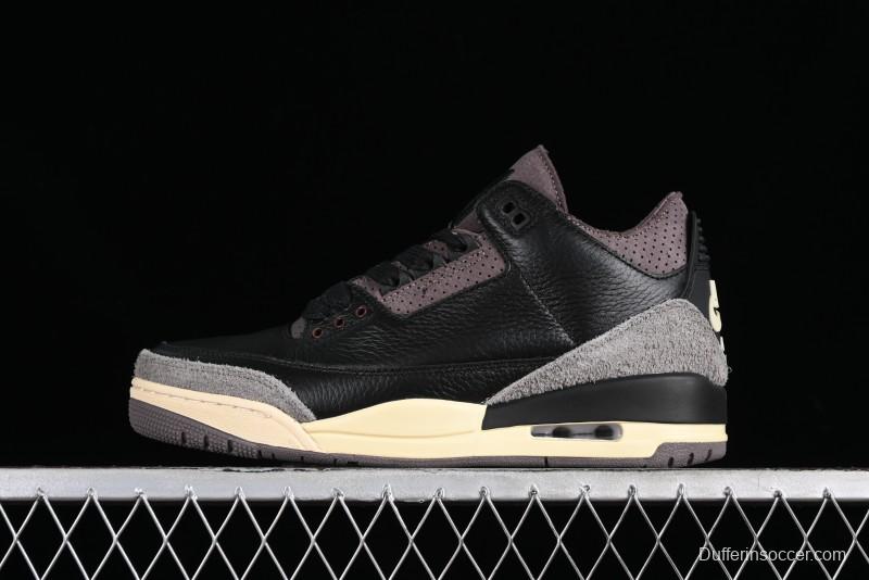 Nike A Ma Maniere x Air Jordan 3 Retro Black Sneakers - FZ4811-001