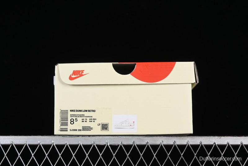 Stussy x Nike SB Dunk Low Anniversary Custom Retro Sneakers with Original S Titanium Accessory - SJ2068-259