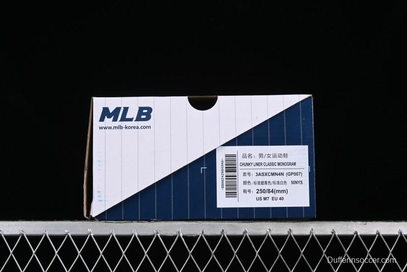 MLB Chunky Liner Classic Monogram Lightweight Platform Sneakers with 6cm Height Increase - 3ASXCMN4N50NYS