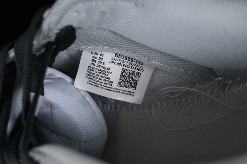 Nike Dunk Low SB Light Smoke Grey White Grey Casual Skate Shoes - DD1503-117