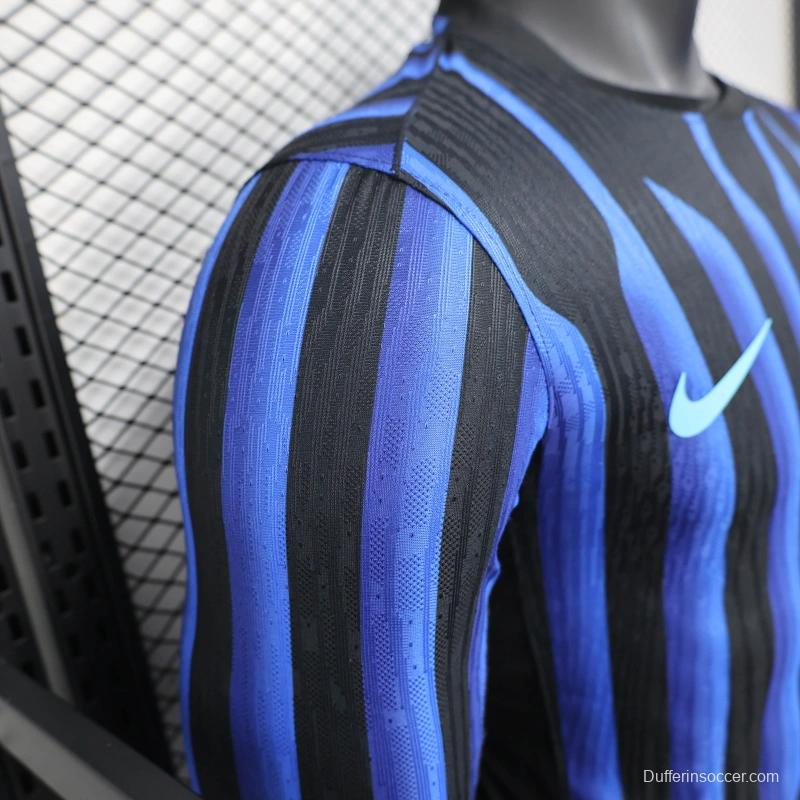 25/26 Player Version Inter Milan Home Long Sleeve Jersey