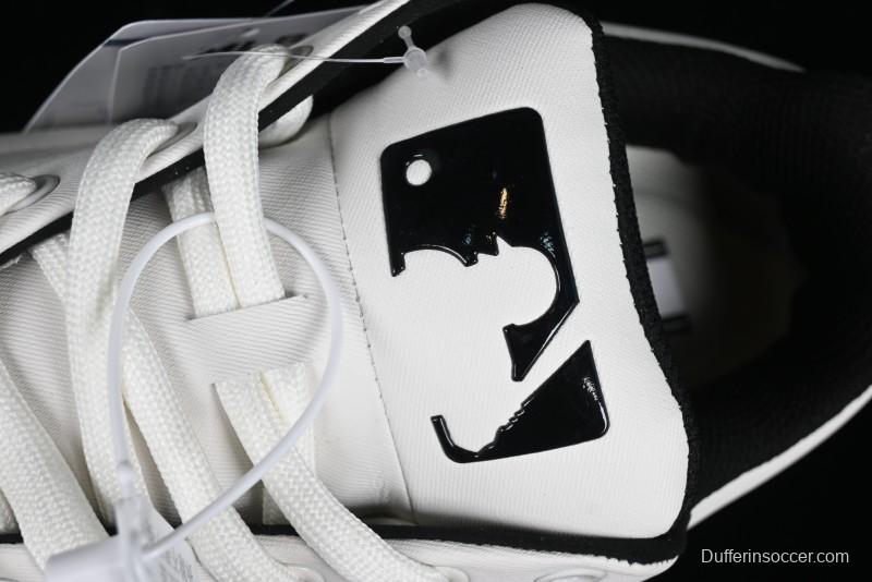 MLB Chunky Classic Base Heel Monogram Lightweight Platform Sneakers with 6cm Height Boost - 3ASXCBH4N50BKS