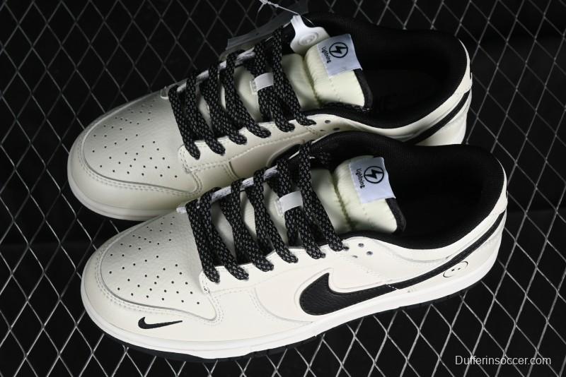 Nike SB Dunk Low Lightning Collaboration Off-White Black Starry Sky Anniversary High-End Custom Low-Top Casual Skate Shoes - XD1688-015