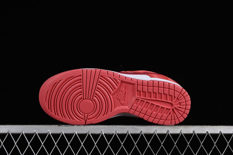 Nike SB Dunk Low Retro Valentine's Day 2024 White Rose Red Skateboarding Shoes - FQ7056-100