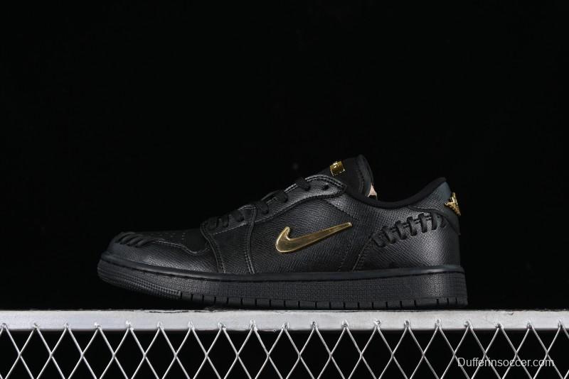 Nike Air Jordan 1 Low "Method of Make" Casual Sneakers with Woven Design - FN5032-007