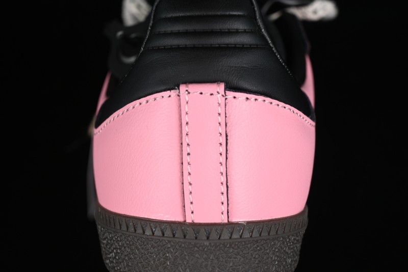 Adidas Samba OG B75807 Customized Casual Sneakers with Vibrant Hot Pink and Sweet Black Colorway - B75807
