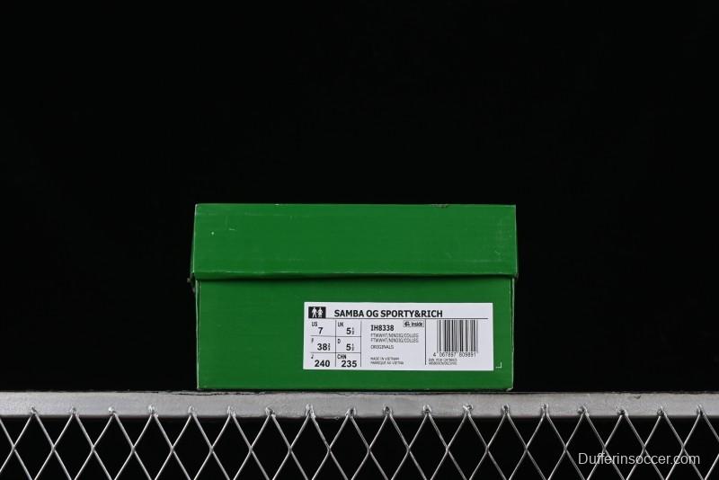 Adidas Originals Samba OG Sporty&Rich Retro Casual Sneakers - IH8338