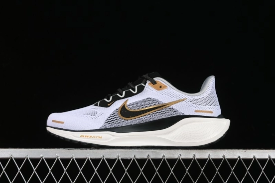 Nike Air Zoom Pegasus 41 Breathable Lightweight Running Shoes with Cushioning - HQ3220-100