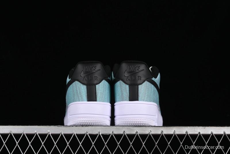 Nike Air Force 1 '07 Low 2.0 Moon Black Flywire Casual Sneakers - CI0051-600