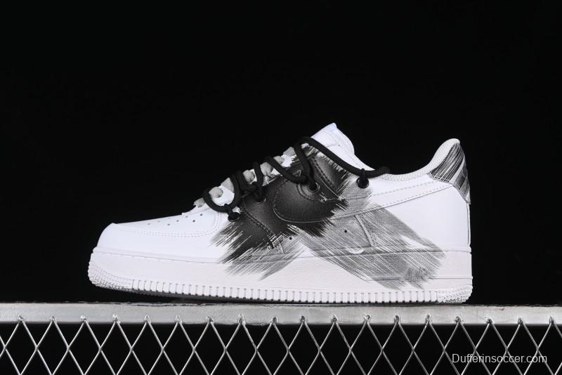 Nike Air Force 1 '07 Low Storm Graffiti Low-Top Casual Sneakers - DD2024-010