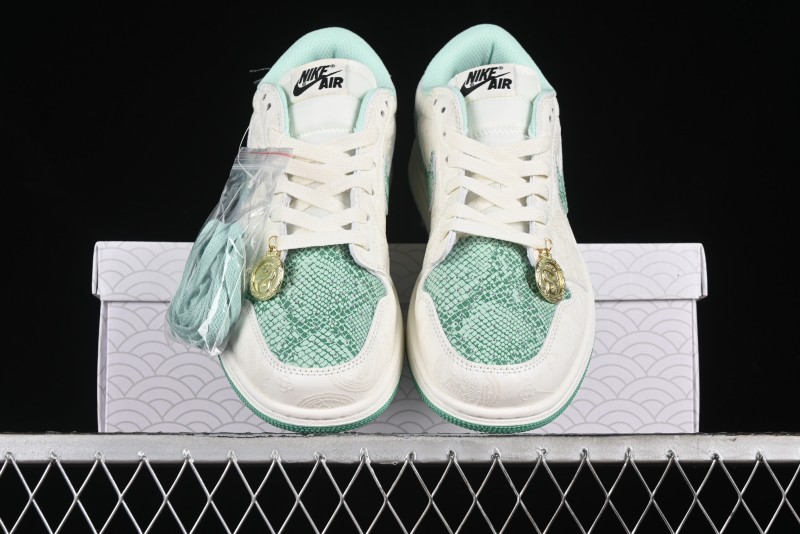 Nike Air Jordan 1 Low OG Retro Basketball Shoes Snake Year Limited Edition - HF3144-100