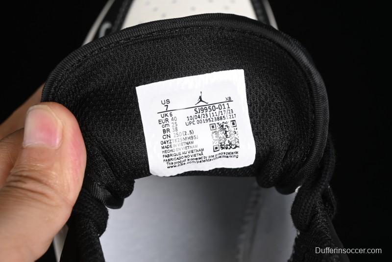 Nike Air Jordan 1 Low AJ1 Marvel Collaboration - Batman Custom High-End Low-Top Basketball Shoes - SJ6650-011