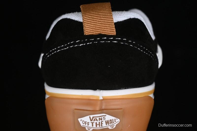 Vans Knu Skool Low Top Retro Casual Vulcanized Skate Shoes with Chunky Tongue - VN0009QCCJI