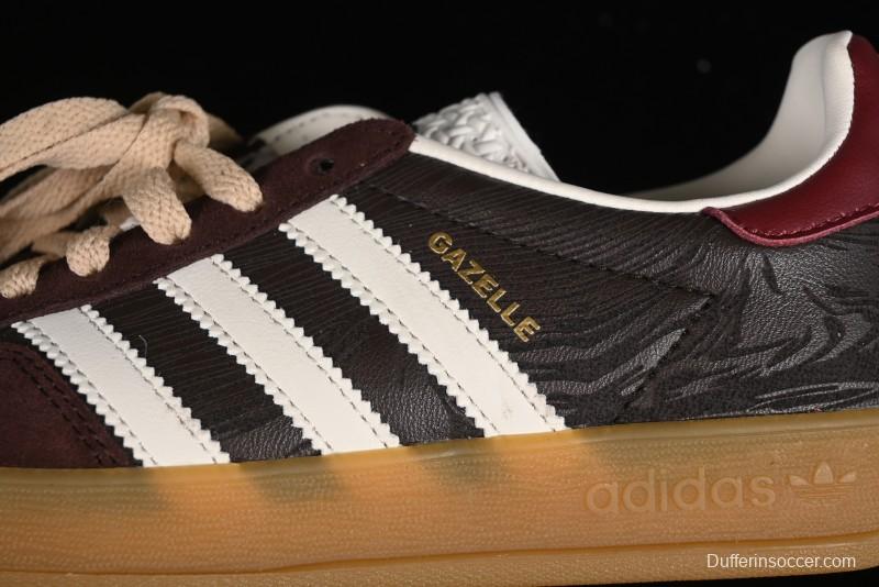 Adidas Originals Gazelle Indoor Retro Casual Slip-Resistant Wear-Resistant Low-Top Sneakers - JP5671