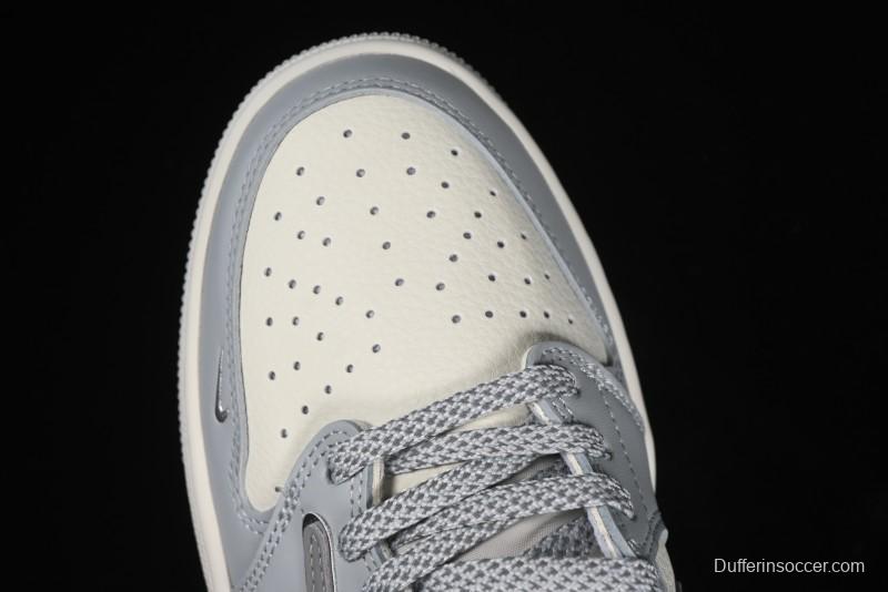 Nike Travis Scott x Fragment Design x Air Jordan 1 Low OG SP AJ1 Retro Sneakers - DM7866-016