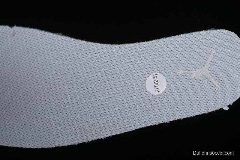 Nike Air Jordan 1 Low Casual Sneakers in White-Grey - FQ7687-300