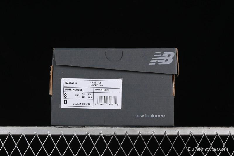 New Balance 3447 Series Retro Casual Running Shoes with Textile and Leather Upper - U3447LC