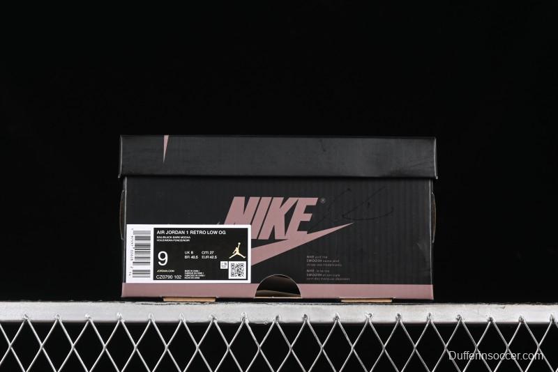 Nike Air Jordan 1 Low AJ1 Retro Basketball Shoes with Mocha Suede Accents - CZ0790-102