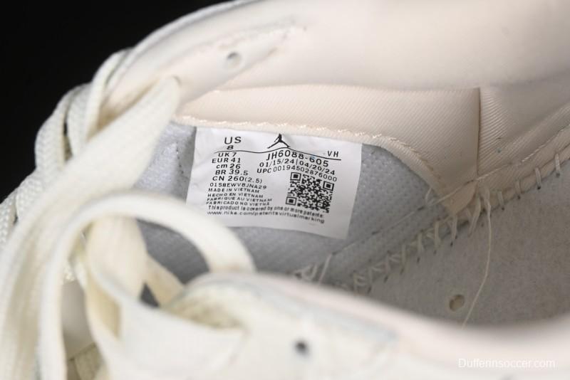 Nike Travis Scott x Fragment Design x Air Jordan 1 Low OG SP AJ1 Levi's Collaboration - White Blue Canvas Low Top Casual Sneakers - JH6088-605