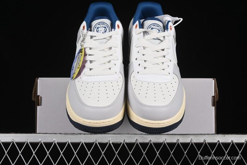 Nike Air Force 1 '07 Low Casual Sneakers with Full-Length Air Cushion - HM3721-111