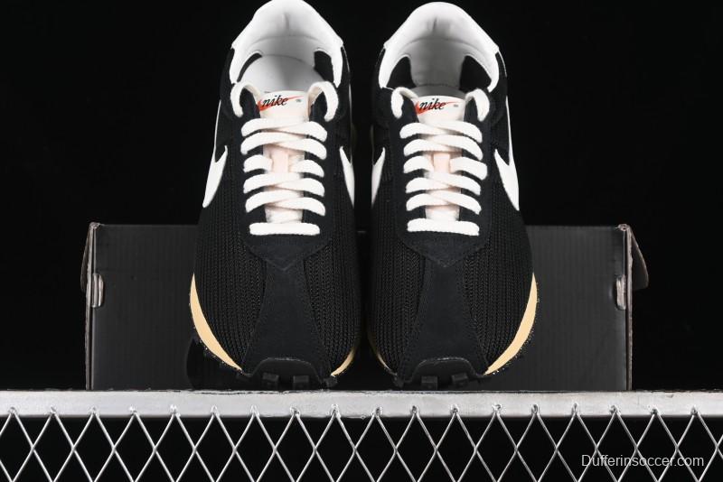 Nike Stussy Roshe Run LD-1000 Comfortable Versatile Non-Slip Durable Waffle Low-Top Casual Running Shoes - HM0950-001