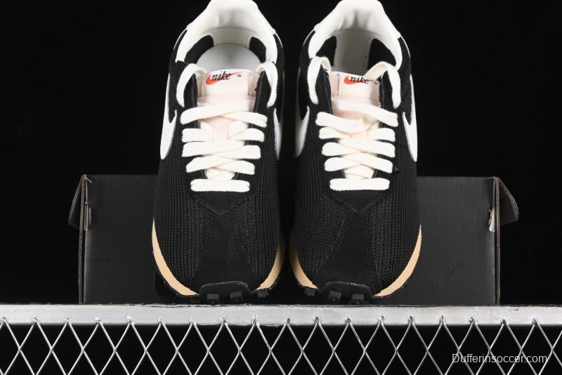 Nike Stussy Roshe Run LD-1000 Comfortable Versatile Non-Slip Durable Waffle Low-Top Casual Running Shoes - HM0950-001