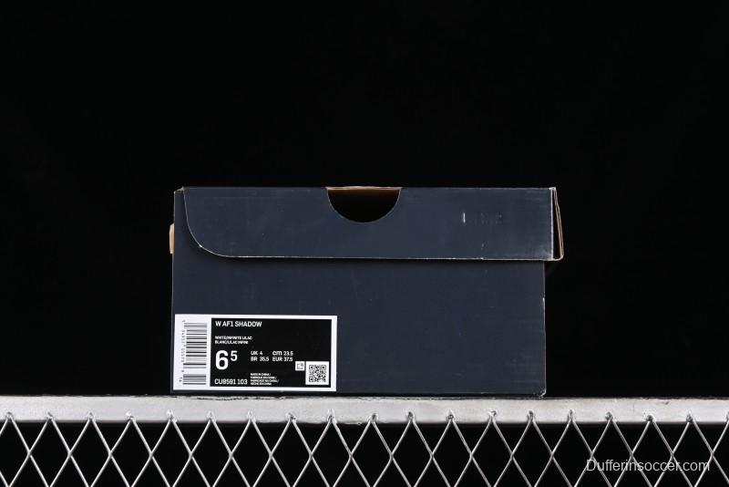 Nike Air Force 1 Shadow Low-Top Sneakers with Lightweight EVA Midsole and Anti-Slip RB Rubber Outsole - CU8591-103