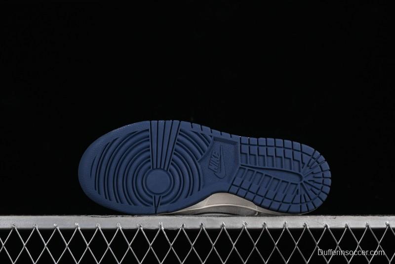 Nike SB Dunk Low The North Face Collaboration - Deep Blue Pig Anniversary High-End Custom Low-Top Casual Skate Shoes - XX2025-325